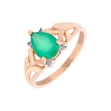 Picture of Agate and diamond ring