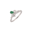 Picture of Emerald and diamond ring