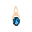 Picture of London blue topaz pendant