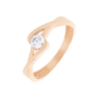 Picture of CZ gold ring