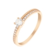 Picture of CZ gold ring