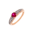 Picture of CZ gold ring