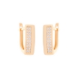 Picture of CZ gold earrings