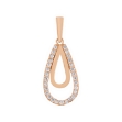 Picture of CZ gold pendant