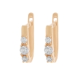 Picture of CZ gold earrings