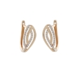 Picture of CZ gold earrings