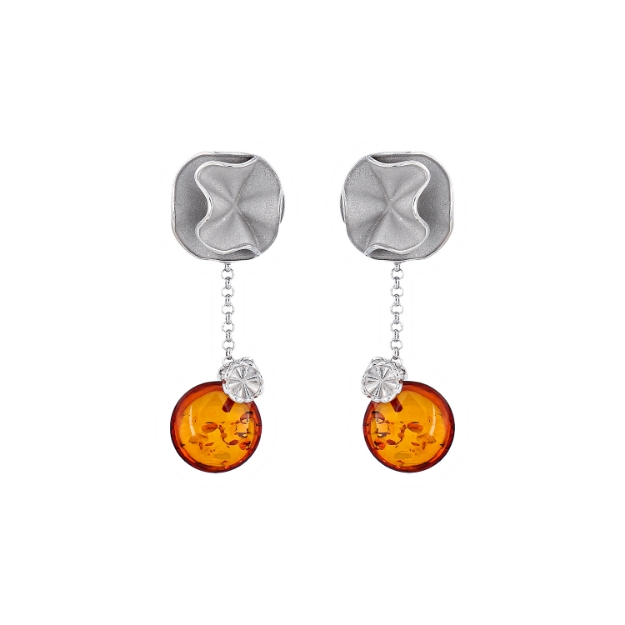 Picture of Baltic amber earrings