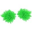 Picture of MO:ON Japan 4 cm neon green earrings