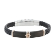 Picture of Stainless steel and leather bracelet