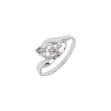 Picture of CZ silver ring - 21 mm