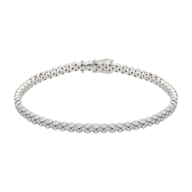 Pilt C&C Käekett teemantidega - 17.5 cm