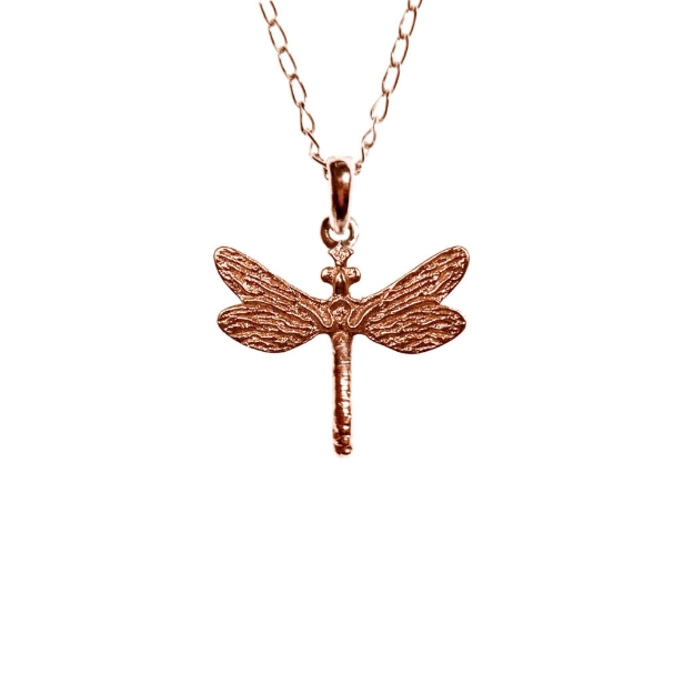 Изображение Tanel Veenre Jewellery Neffi "Rose Dragonfly Pendant" серебряная цепочка