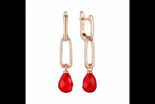 Picture of Gaura coral earrings