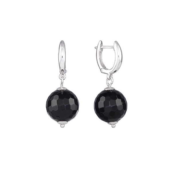 Picture of Gaura onyx earrings