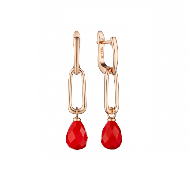 Picture of Gaura coral earrings