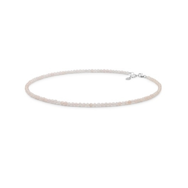 Изображение Gaura колье  с розовым кварцем - 44 см