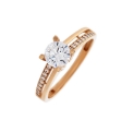 Picture of CZ gold ring