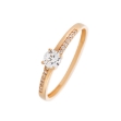 Picture of CZ gold ring