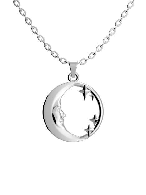 Изображение Tanel Veenre Jewellery "Light Moon & Stars" подвеска