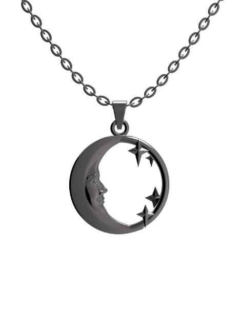 Pilt Tanel Veenre Jewellery "Dark Moon & Stars" ripats
