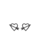 Pilt Tanel Veenre Jewellery "Dark Heart & Arrow" kõrvarõngad