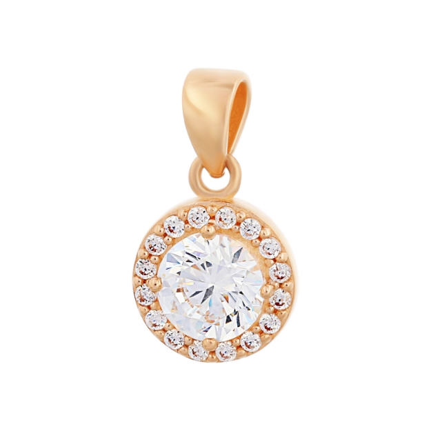 Picture of CZ gold pendant