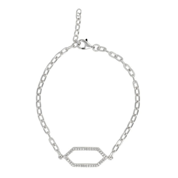 Picture of Bracelet CZ (17+2cm)