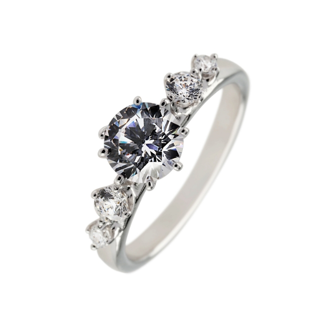 Picture of CZ silver ring