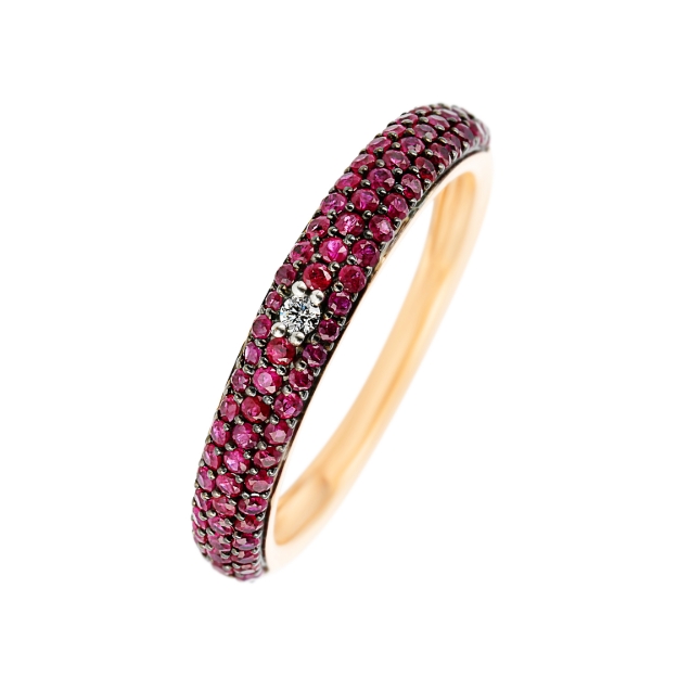 Picture of Ruby and Diamond ring