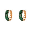 Picture of Emerald and Diamond Earrings
